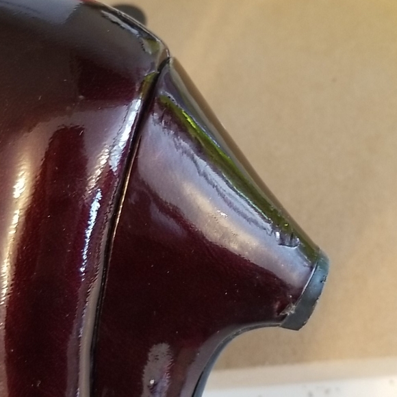 Burgundy Patent Wedge - Picture 9 of 14